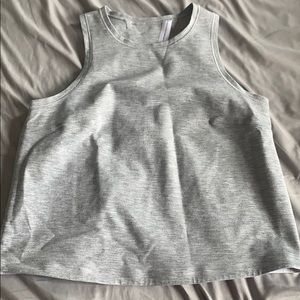 grey lulu lemon tank